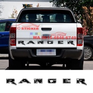Ranger STICKER FORD RANGER CAR STICKER REAR TUB