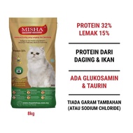 MISHA Dry Cat Food (20kg) - CHICKEN &amp; TUNA/Makanan Kucing/猫粮