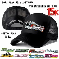 RATU YOUNG MASTER BUS CHILDREN'S NET HAT Asyraf JB5 II BLACK PINK JB5 II GRAND PEGASUS JB5 II QUEEN 