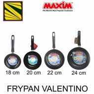 Teflon Maxim Non-Stick 12cm, 18Cm, 20Cm, 22Cm, 24Cm, 26Cm, and 28Cm Non Stick Pan