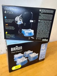Braun Clean & Renew 4 Pack 清潔液