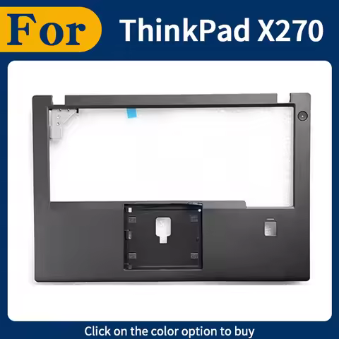 New Palmrest Upper Cover With FP Hole 01HW957 For ThinkPad X270 Keyboard Bezel C Shell