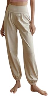 Dhyani Sukha Jogger Pants, Made in Korea, Lightweight Training Pants with High Waist, Stretch Fabric