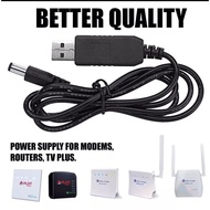 Pldt and Globe Home Prepaid Wifi to Powerbank Step Up Cable USB 5v to 12v