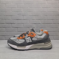 New Balance 992 Todd Snyder 10th Anniversary Gray Orange Sepatu