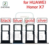 For HUAWEI Honor X7 Sim Card Tray Slot Holder Card Holder Reader SD Slot Adapter Replacement Parts