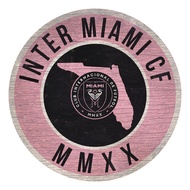 Fan Creations Inter Miami FC MLS Wooden Sign 12” Round Wall Decor- Show Your Club Internacional de F