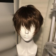 Wu Xie Tomb Thief Notes Wu Xie cos Scalp Top Rose Net Mixed Silk Brown Men Short Hair Wu Xie