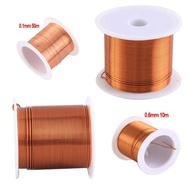【☊HOT☊】 fka5 Coil Copper Wire0.1mm 0.2mm 0.3mm 0.4mm 0.5mm 0.6mm 0.7mm 0.8mm 0.9mmcable Copper Wire Magnet Wire Enameled Copper Winding Wire