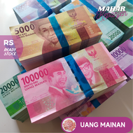 Uang Mainan Mirip Asli isi 100 Lembar / Uang Palsu 100 Ribu