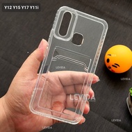 Vivo Y12 Vivo Y15 Vivo Y17 Vivo Y12I Vivo Y11I Vivo Y50 Vivo Y30 Vivo Y30I Case Slot Kartu / Card Case Bening Vivo Y12 Vivo Y15 Vivo Y17 Vivo Y12I Vivo Y11I Vivo Y50 Vivo Y30 Vivo Y30I