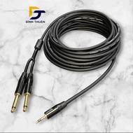 3.5mm wire to 2 6mm oils (Out to 2 Mono ends), length 1m-3m-5m-10m-15m-20m, price for 1 wire.