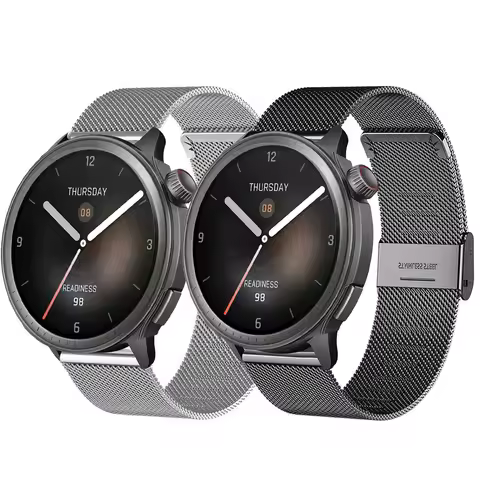 22mm Mesh Watch Band for Huami Amazfit Balance Bracelet Wrist Strap Loop for Amazfit Balance Watchba