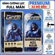 SAMSUNG Galaxy A21 /A21S Tempered Glass full Screen Transparent. Screen Protector