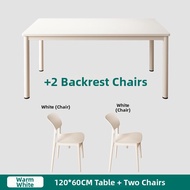 MAIYUQI | Modern Simple Rectangular Dining Table for Rental House Compact Spaces Cafeteria