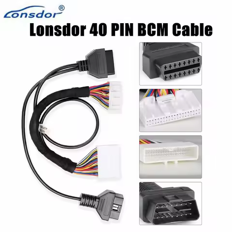 Lonsdor 40 PIN BCM Cable for Nissan Rogue T33 Pathfinder Sylphy B18 Works with K518ISE K518S K518PRO