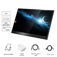 🌈14 Inches 4K IPS Portable Monitor Laptop Second Extended Screen Panel Gaming Monitor For X-Box Switch PS5 4 Mobile Phon