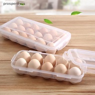 [Prs] 10/18/34 Grids Egg Storage Box With Lid Kitchen Refrigerator Egg Box Egg Drop Rack Egg Storage