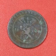 Koin 1 cent Ned Indie 1 cent 1896 copper TP45ys