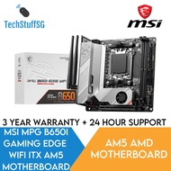 MSI MPG B650I EDGE WIFI DDR5 Wi-Fi 6E Mini-ITX AM5 B650 Motherboard