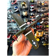 1: 72 Alloy Airplane Model World War II US P51D Mustang Fighter Army Green US Air Force Finished Fig