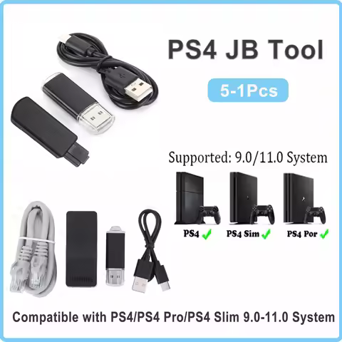 For PS4 JB Tool Mod Kit USB Dongle with Type-C Cable Kit One-Key JB Tool Jailbreak for PS4 Pro/ PS4 