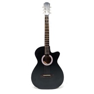 Yamaha Acoustic Guitar Type F310 P Matte Black with String Model for Beginners or Learning