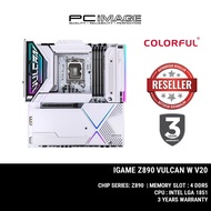 COLORFUL IGAME Z890 VULCAN WHITE V20 LGA1851 ATX MOTHERBOARD