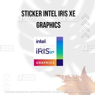 Intel Iris Xe Graphics Laptop Sticker