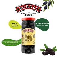 Borges Pitted Black Olives (285g)