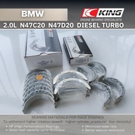 KING Bearing BMW 2.0L N47C20 N47D20 Diesel E60 E61 E81 E82 E84 E87 E88 E90 E91 F22 F30 F31 F34 F35 M