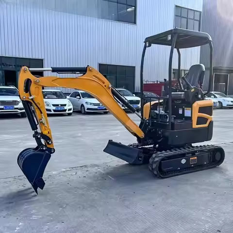 Zero Tail Crawler Digger Mini 1ton 2 Ton 3 Ton Small Excavator for Narrow Working Spaces Customized