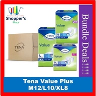 [Free Delivery] TENA Value/Tena Value Plus Adult Diapers Available in M/L Carton Sale/ Tena Dr. P XL