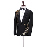Sequin Suit Costume Stage Chorus Men's Dress Singer Host Male Suit
