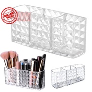 Transparent Three-frame Cosmetic Storage Box Cosmetic Dresser Organizer Desktop Box Storage M0p2