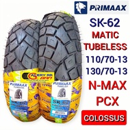 Nmax Pcx 110/70-13 Tire 130/70-13 Primaax Tire Sk-62 110/70-13 automatic tire 130/70-13 primax tire 