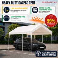 Khemah Canopy 10x10 Heavy Duty Gazebo Tent Khemah Kereta Parking Car Canopy Heavy Duty Outdoor Khema