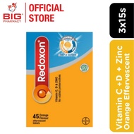 Redoxon Triple Action Vit C 1000mg +D3 45s