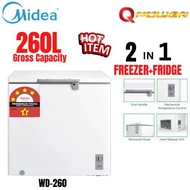 Midea / Pensonic Chest Freezer Gross Capacity 100L/ 130L / 186L /200L/ 260L / 299L
