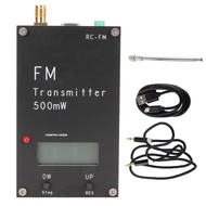 FM Stereo Transmitter 500mW FM Transmitter 2000M 88‑108MHz FM Stereo Transmitter With USB Type C Por