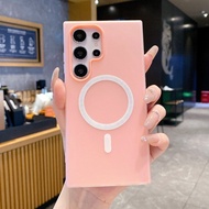 Jelly Magnetic Phone Case for Samsung A08 S26 S25FE A17 S25 Edge S24 S23 S22 Ultra A36 A56 A35 A55 A