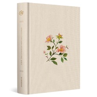 2025 ESV Single Column Journaling Bible, Cloth Over Board, Rosehip Design