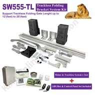 AST SW555 TL TRACKLESS FOLDING GATE AUTO GATE SYSTEM SET🇲🇾