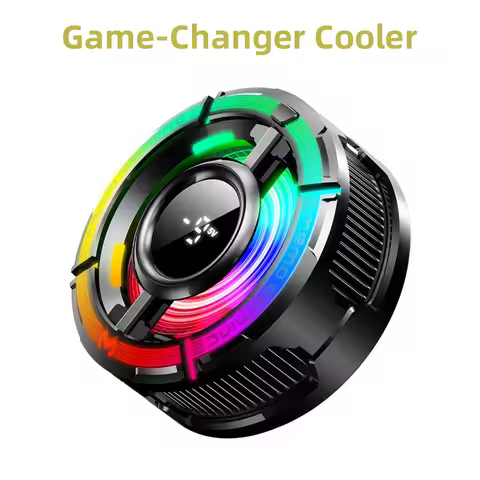 MEMO CX15 Mobile Phone 5V/3A AI Freeze PUBG Game Cooler Semiconductor Magnetic/Back-clip Cooling Fan