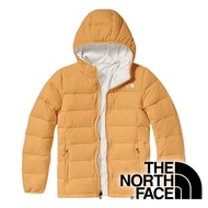 [THE NORTH FACE United States] Women's Double-Sided Down Warm Hooded Jacket (FP700) {Khaki/White} NF