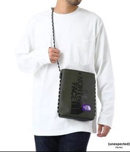 日本預訂 the north face purple label logo 防水料 斜咩袋