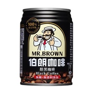 金車伯朗醇黑咖啡-無糖240ml(6入)