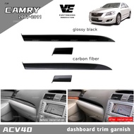Vemart toyota camry acv40 2007-2011 car carbon fiber dashboard trim garnish accessories