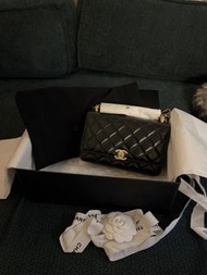 Chanel 24c 雙金球 woc black