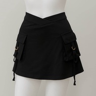 Rok mini cargo / Rok mini kantong samping / rok olahraga / rok senam zumba yoga dll
